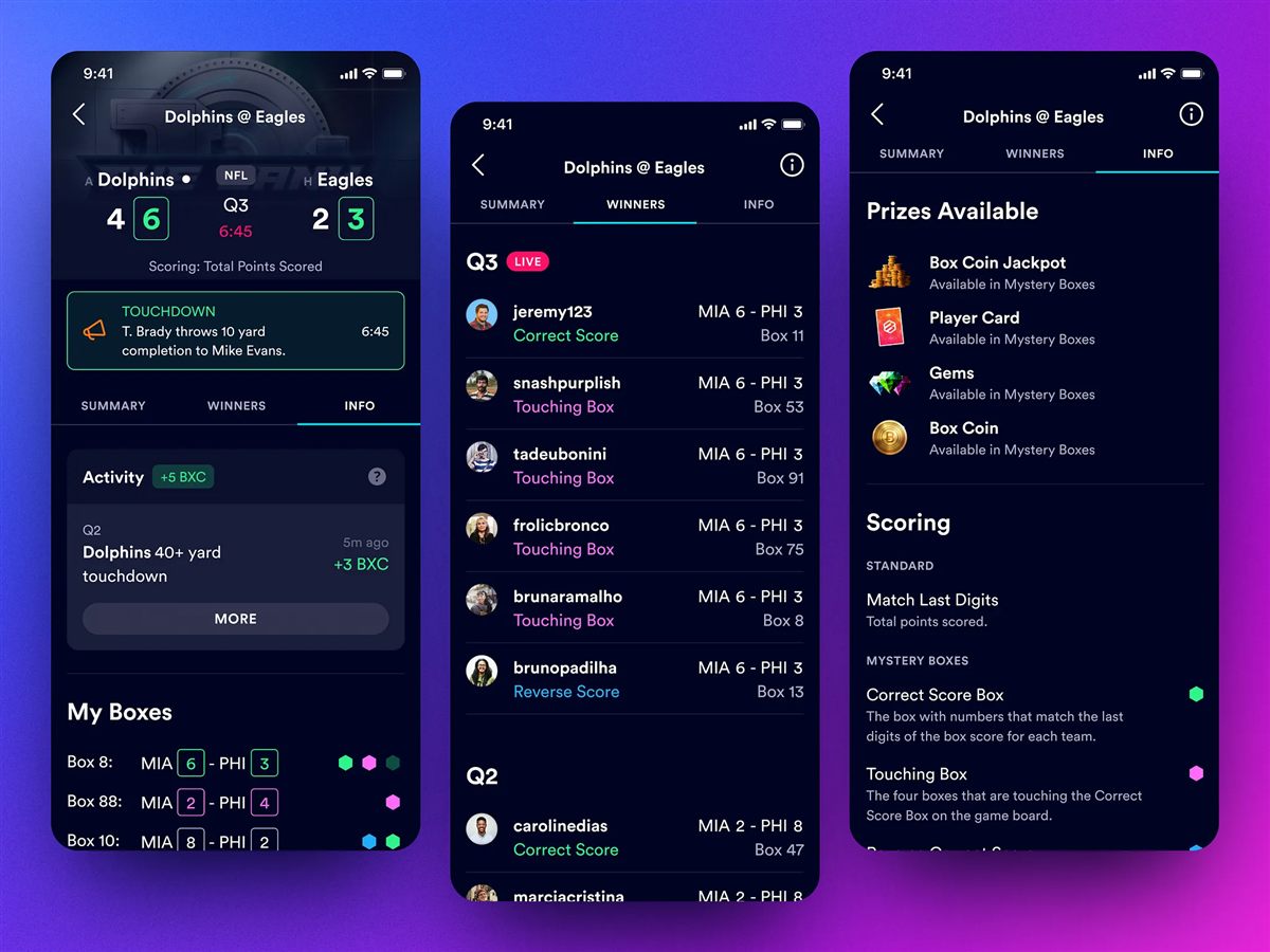 Benchmarking — live-game engagement