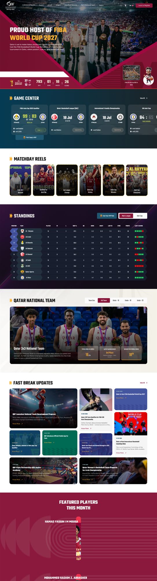 Concept — the new homepage